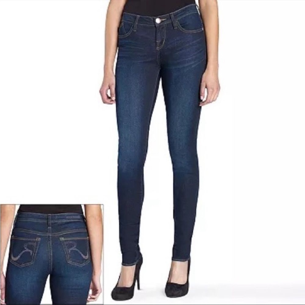 ROCK & REPUBLIC Mid-Rise Skinny Jeans